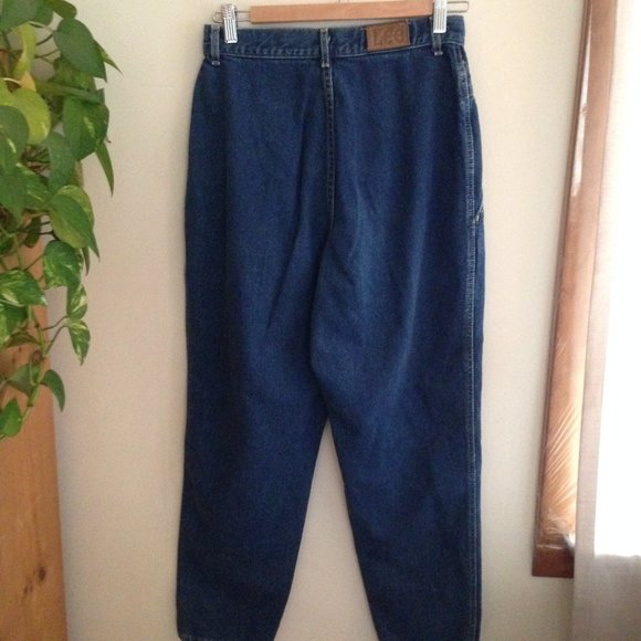 Vintage Lee High Waist Mom Jeans Pleated - Picture 4 of 5